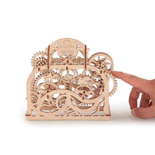 UGEARS - Theater, 3D Wood Mounting Kit Without Glue (Theatre) - Image 4