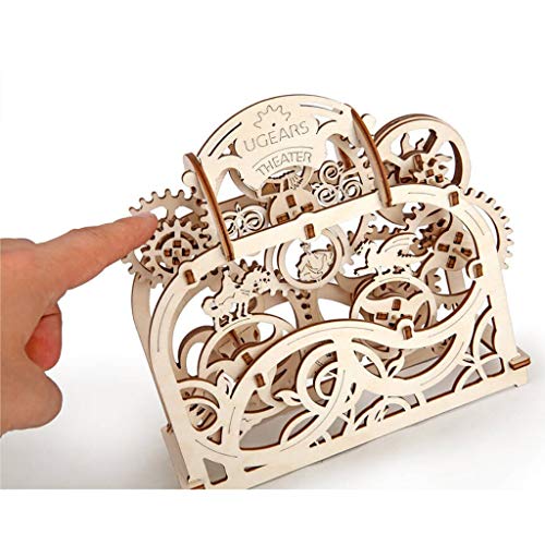 UGEARS - Theater, 3D Wood Mounting Kit Without Glue (Theatre) - Image 3