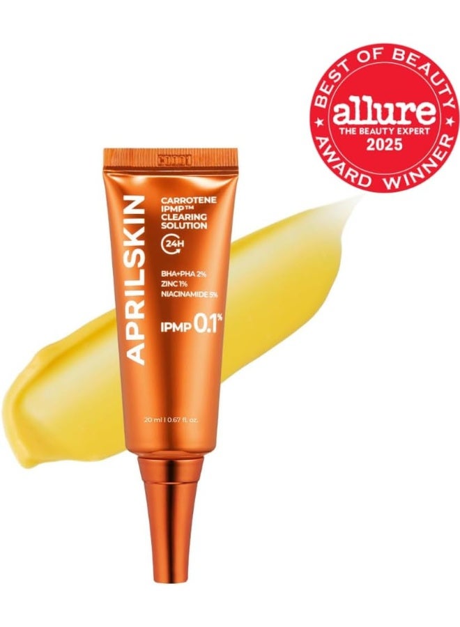 APRILSKIN Carrotene IPMP™ Clearing Solution || Quickly soothes troubled areas and helps clear blemishes | Formulated with BHA, AHA, Niacinamide & Zinc Oxide | Vegan, Cruelty-Free (0.67fl.oz.) - Image 3