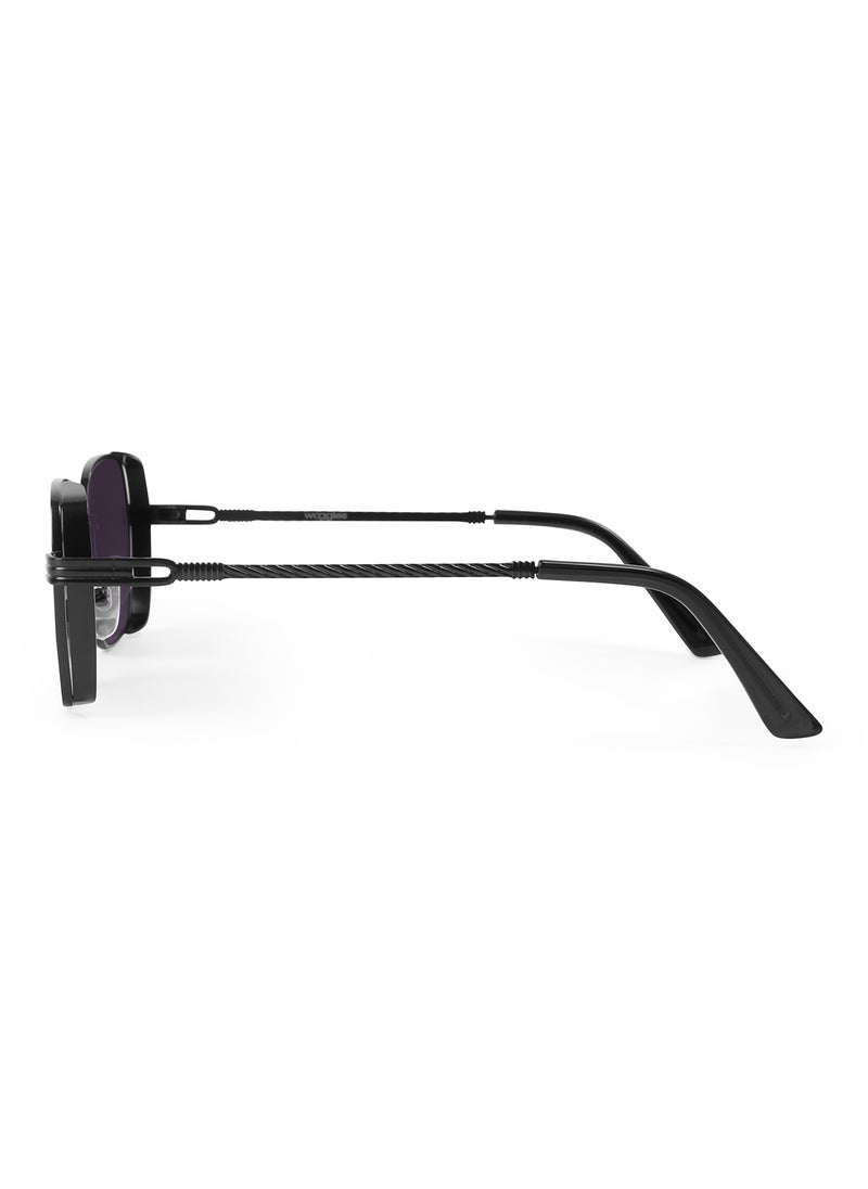 Woggles UV- Protected  Copper Rectangle Sunglasses  - Image 5