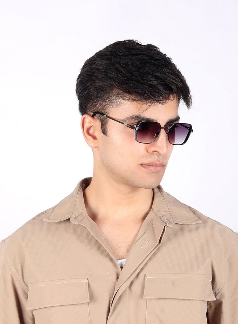 Woggles UV- Protected  Copper Rectangle Sunglasses  - Image 2