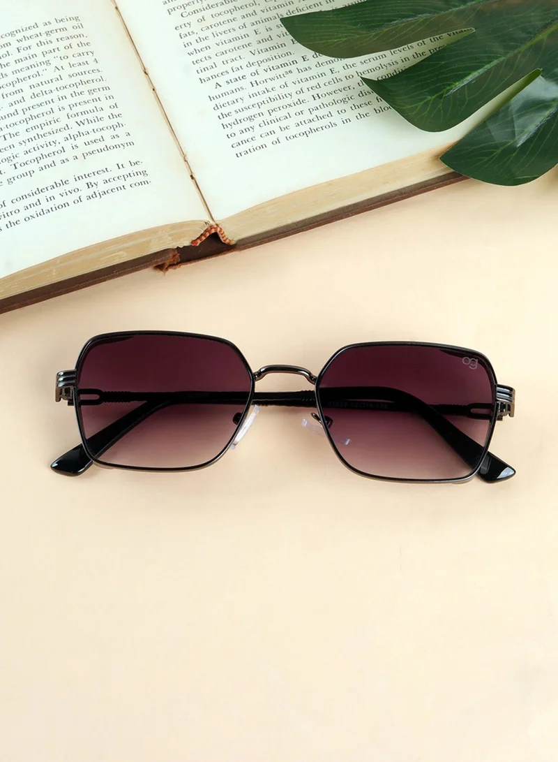 Woggles UV- Protected  Copper Rectangle Sunglasses