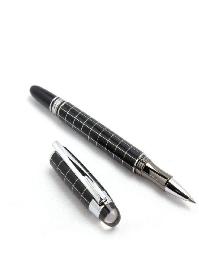 Smart World Starwalker Black Checks Roller ball pen & Motivational wooden box engraved -Best for gifting to Students,birthdays,corporate gift,Boss,employees,Doctors,Advocates. - Image 3
