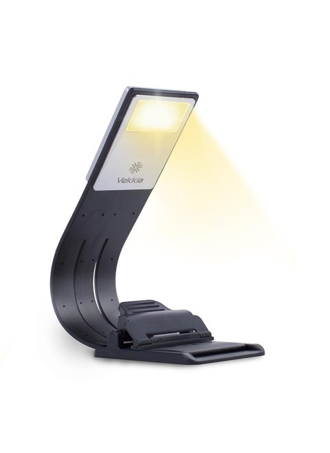 LuminoLite 3000K Warm LED Bookmark Book Light Reading Lights for Reading in Bed Adjustable 4-Level Brightness Soft Light Easy for Eyes Built-in USB Cable Easy Charge. Perfect for Avid Readers