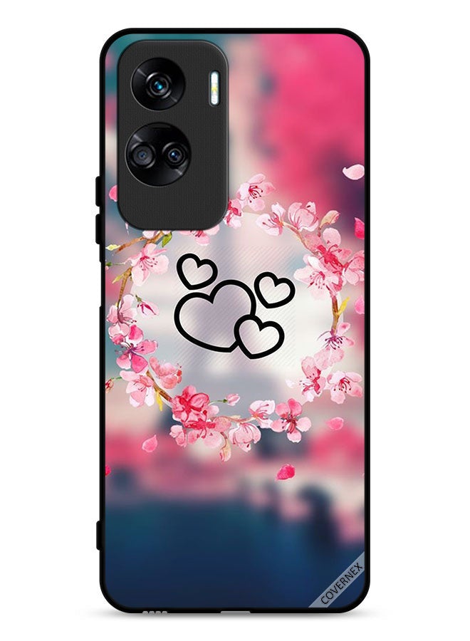 Covernex Honor 90 Lite 5G Protective Case Cover Hearts Art Clip  - Image 1