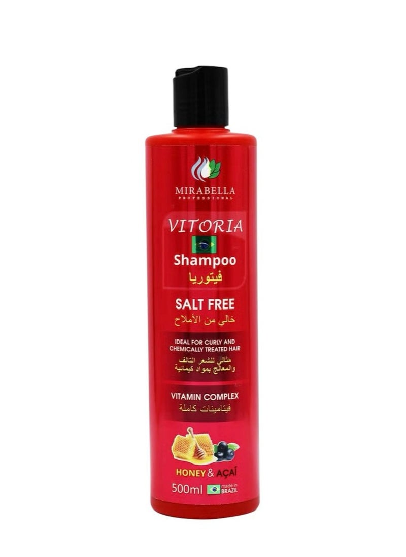 Mirabella Vittoria Shampoo Salt Free 500ml  - Image 1