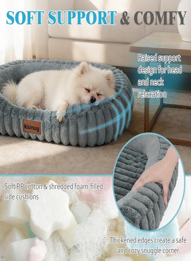 KISIMUY Orthopedic Dog Bed, Memory Foam Bolster Bed for Small Dogs - Image 3