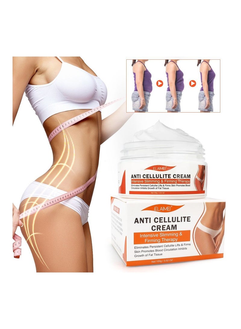 BP Hot Slimming Cream for Belly Leg Thighs Hands 100g Anti Cellulite Massage Cream Body Slimming Firming Cream Body Shaper for Tightening Skin Weight Loss Excess Fat remover Mousse - Image 1