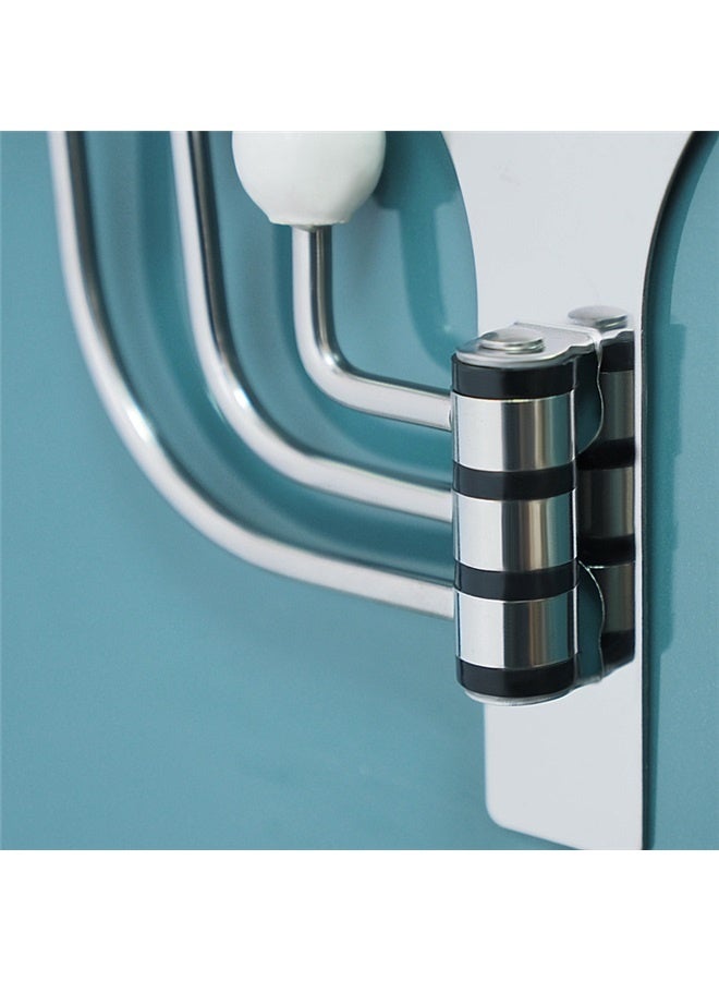 Over The Door Hooks-Clothes Hat Swivel Hooks-Bathroom Over The Door Towel Racks-Suitable for Hanging Bathroom,Bedroom,Kitchen  - Image 2