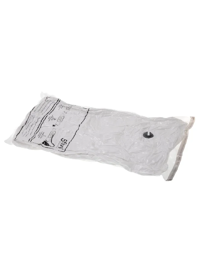 Five Simply Smart 2-Piece Air-Flat Zipper Closure Vacuum Storage Bag Set Clear 120 x 1.8 x 70 cm 102970