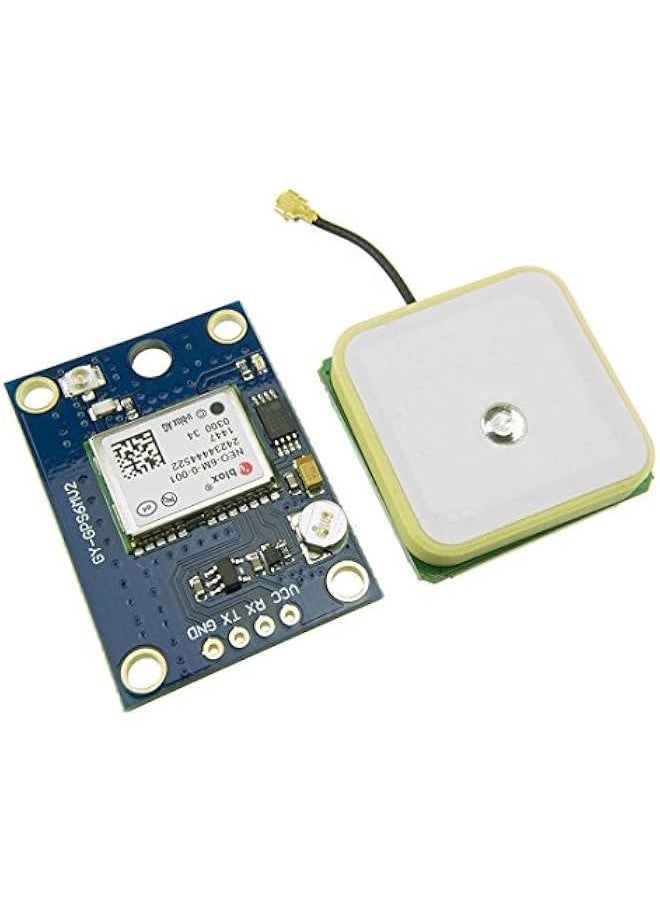 Arabest - GY-NEO6MV2 NEO-6M GPS Flight Controller Module 3V-5V with Super Strong Ceramic Antenna for Arduino EEPROM APM 2.5 - Image 1