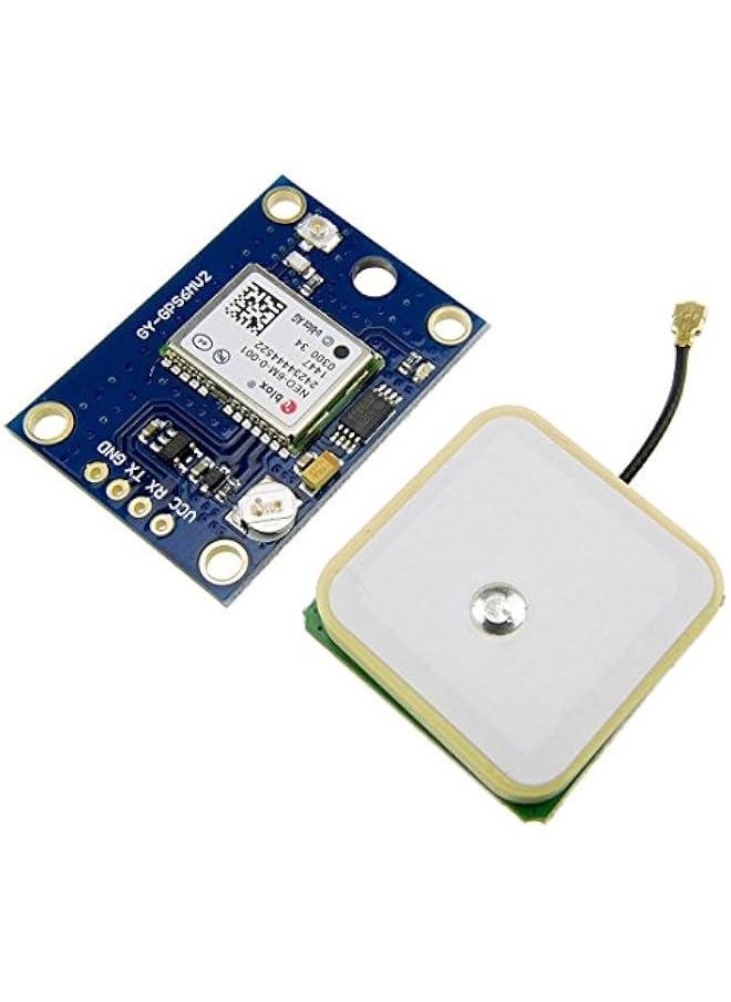 Arabest - GY-NEO6MV2 NEO-6M GPS Flight Controller Module 3V-5V with Super Strong Ceramic Antenna for Arduino EEPROM APM 2.5 - Image 1
