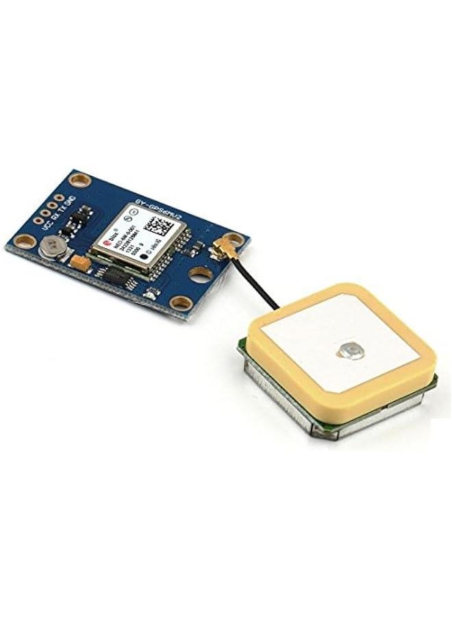 Arabest - GY-NEO6MV2 NEO-6M GPS Flight Controller Module 3V-5V with Super Strong Ceramic Antenna for Arduino EEPROM APM 2.5 - Image 1