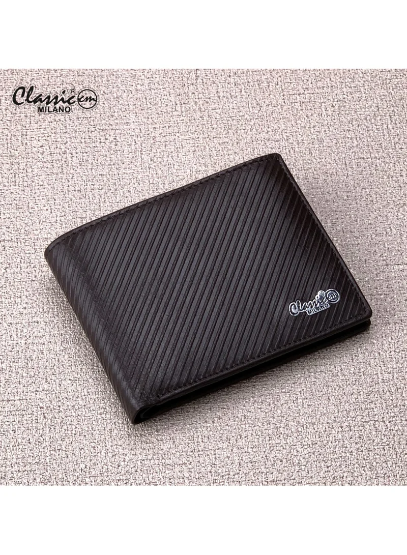 Classic Milano Classic Milano Genuine Leather Wallet for Men – Slim Bifold Men’s Wallet with RFID Blocking, Multiple Card Slots – Stylish Mens Purse Wallets Gift for Husband, Father