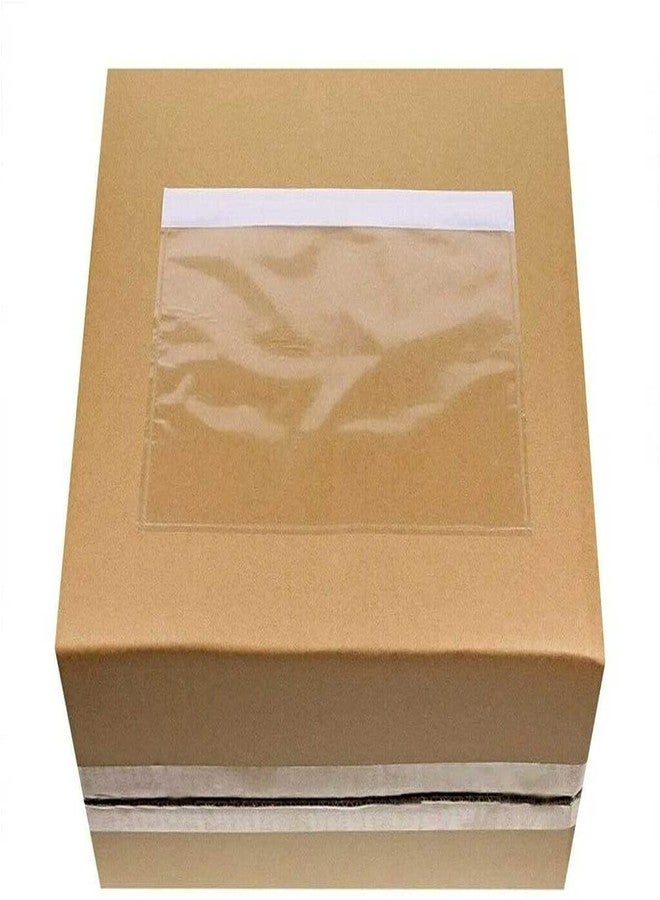 Tapsin 7.5" x 5.5" Packing List Pouches, 500 Pack Shipping Label Envelopes Clear Adhesive Top Loading Packing List - Image 4