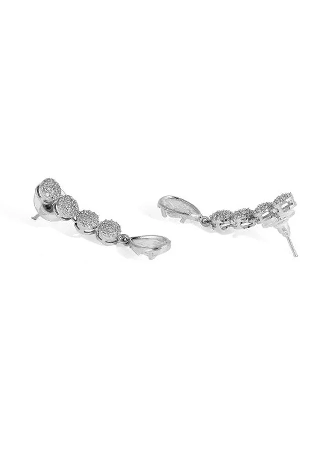 Priyaasi Western Women Brass Earrings with pattern and secured with Post and Back closure and styled in ideal for Western moments — exude elegance in every glance.