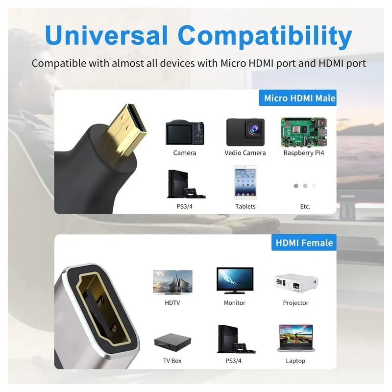 Tobo HDMI Extend Adapter Converter HDMI Male to HDMI Female L Shape for HDTV/Home Theater/DVD Player/HDMI Devices(HDMI to L HDMI) - TD-503H - Image 3