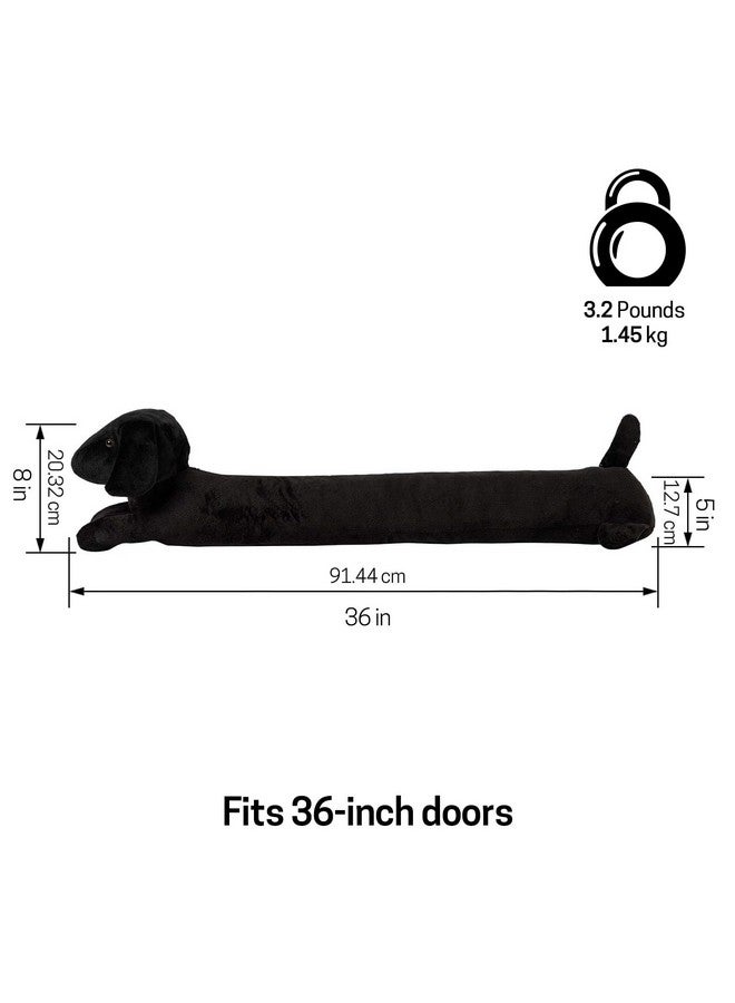SWISSELITE 36 Inch Under Door Stopper, Decorative Door Noise Blocker, Weighted 3.2 Pounds Animal Air Draft Stopper Soundproof Energy Saver for Door & Window - Image 2
