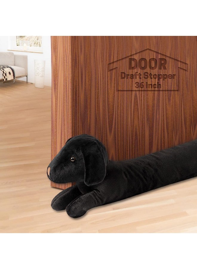 SWISSELITE 36 Inch Under Door Stopper, Decorative Door Noise Blocker, Weighted 3.2 Pounds Animal Air Draft Stopper Soundproof Energy Saver for Door & Window - Image 1