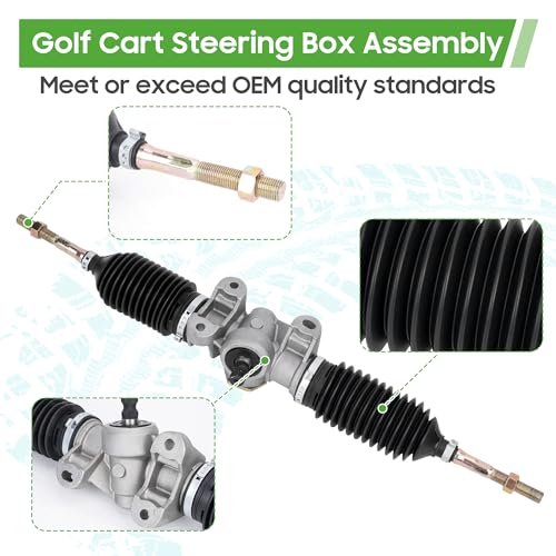 10L0L Golf Cart Steering Gear Box Assembly Steering Rack Pinion Fits Club Car Precedent/Onward/Tempo 2004-Up 1022886-01 103679701 - Image 5