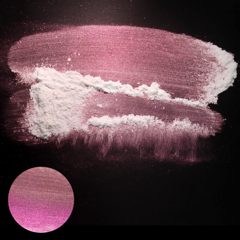 Matio Interference Mica Powder, 1.06oz/ 30g Sunset Aurora Chrome Powder, Pearlescent Effect Color Shift Pigment for Epoxy Resin, Makeup Shimmer, Nail Polish,Soap Dye,Candle Making,Paint,Slime - Image 2