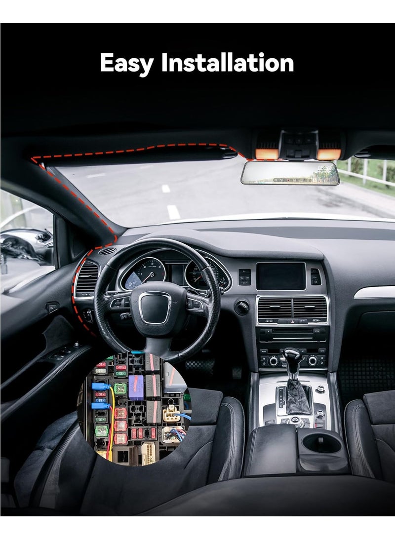 WOLFBOX - Hardwire Kit for Wolfbox Series Dash Cam Type USB C Power Port 24 Hour Parking Monitoring - Image 1