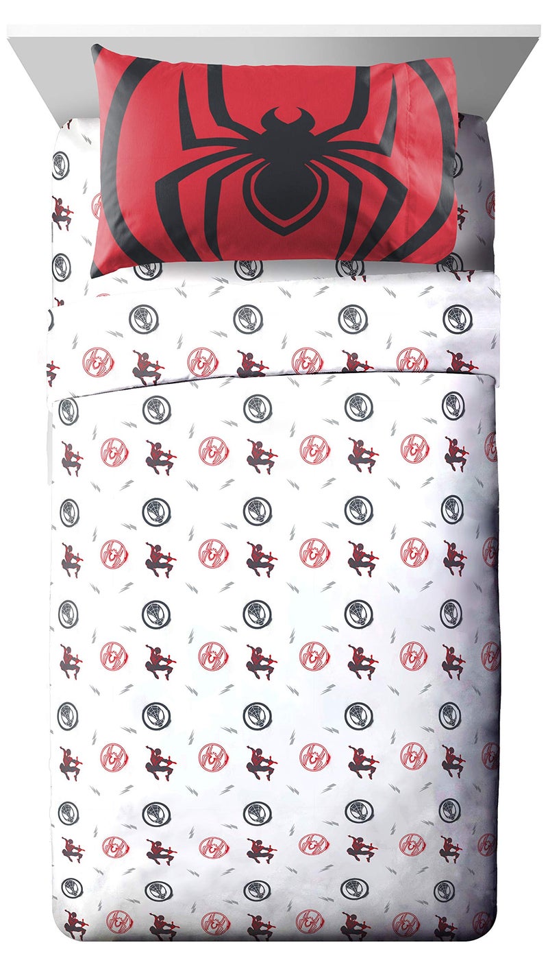 Jay Franco Marvel Miles Morales New Kid 7 Piece Full Bed Set - Includes Comforter & Sheet Set Bedding - Super Soft Fade Resistant Microfiber (Official Marvel Product) - Image 4