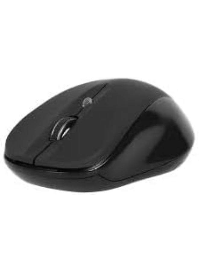 2.4G Wireless Optical Mouse | 1600 DPI | Ultra Power Saving | Portable USB Nano Receiver | For Laptop & Desktop (Black) - Image 1