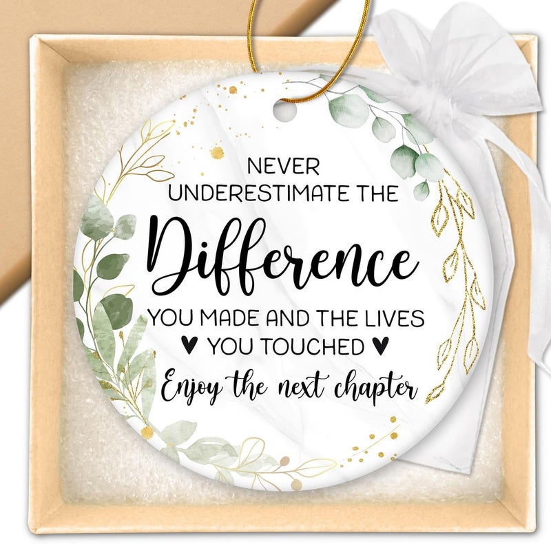 HEXMOZ Retirement Ornament 2025 - Retirement Gifts for Women, Men 2025 - Retired Gifts for Coworker, Boss, Teacher, Nurse - Retired Christmas Ornament - Christmas Decoration - Image 1