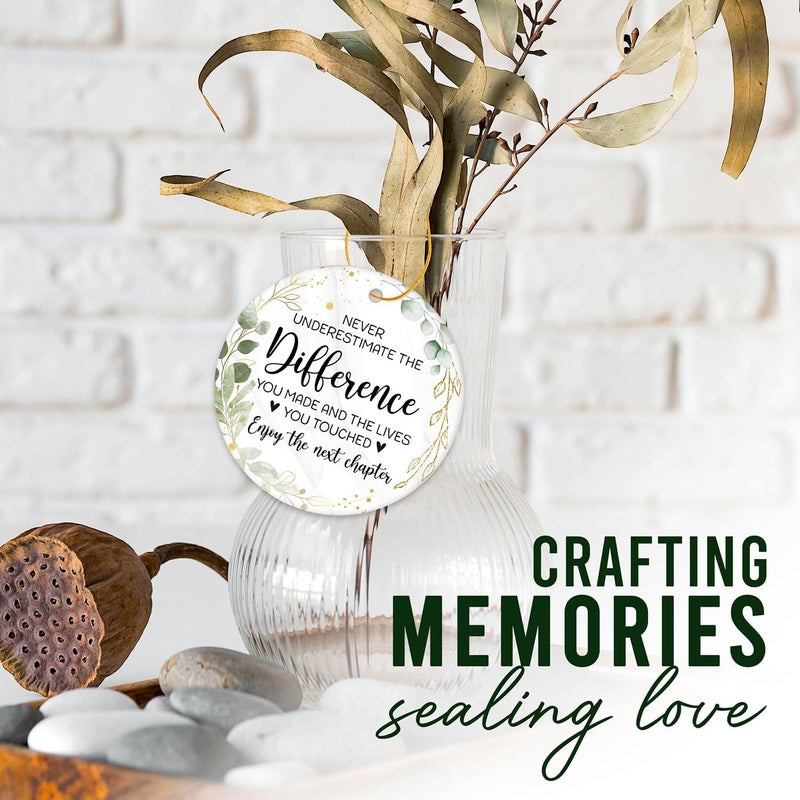 HEXMOZ Retirement Ornament 2025 - Retirement Gifts for Women, Men 2025 - Retired Gifts for Coworker, Boss, Teacher, Nurse - Retired Christmas Ornament - Christmas Decoration - Image 5