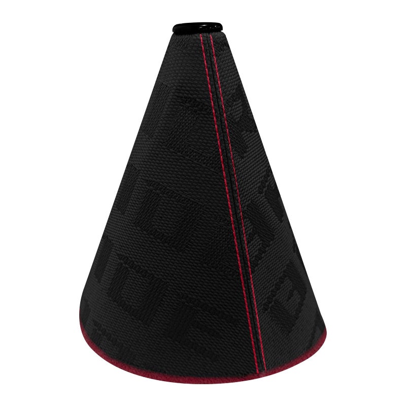 HHZL Gear Shift Knob Boot Dust Cover Shifter Shift Boot Cover Protector Canvas Fabric Manual Automatic Stick Shifts Knob Sleeve Gear Gaiter Protector with Stitch Universal Car AccessoriesBlack - Image 3