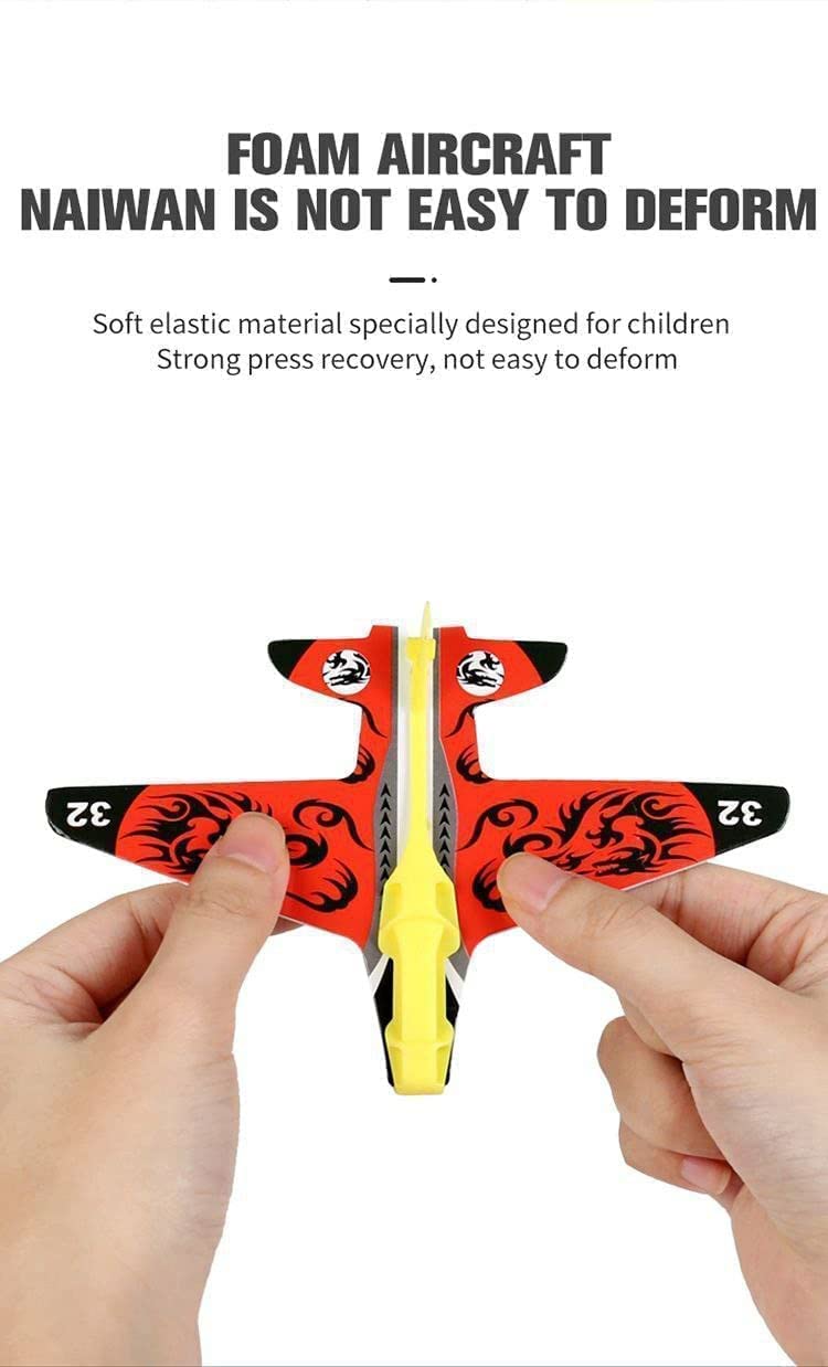 Boxoza Airplane with Glider Plane|Boys Toys Age 6-8 with One-Click Ejection Airplane Game|Gifts Ideal for 4-8 Years Old Boys and Girls - Multicolor (1) - Image 3