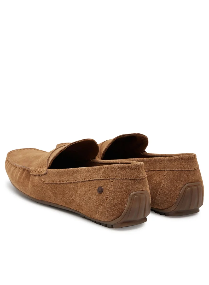 JACK & JONES brown Jensen Suede Loafers for Men | Best Price UAE
