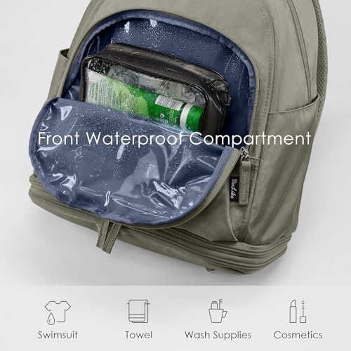 Uselike Gym Backpack for Women Men, Lightweight Gym Bag with Shoe Compartment, Waterproof Workout Backpack with Wet Pocket - Image 4