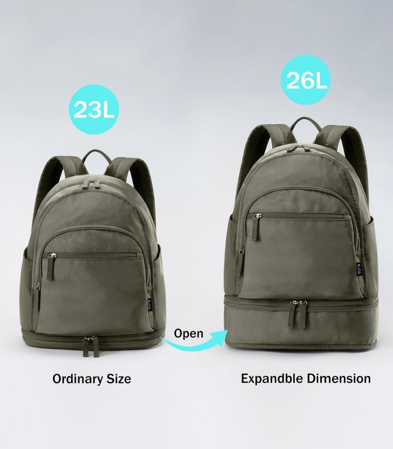 Uselike Gym Backpack for Women Men, Lightweight Gym Bag with Shoe Compartment, Waterproof Workout Backpack with Wet Pocket - Image 2