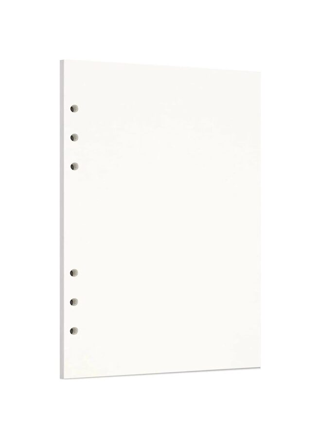 LAMAY 90 Sheets A5 Refill Paper 6 Hole Loose Leaf Paper 100GSM Diary Refill 180 Pages Lined Paper for Notebook and Diary - Image 1