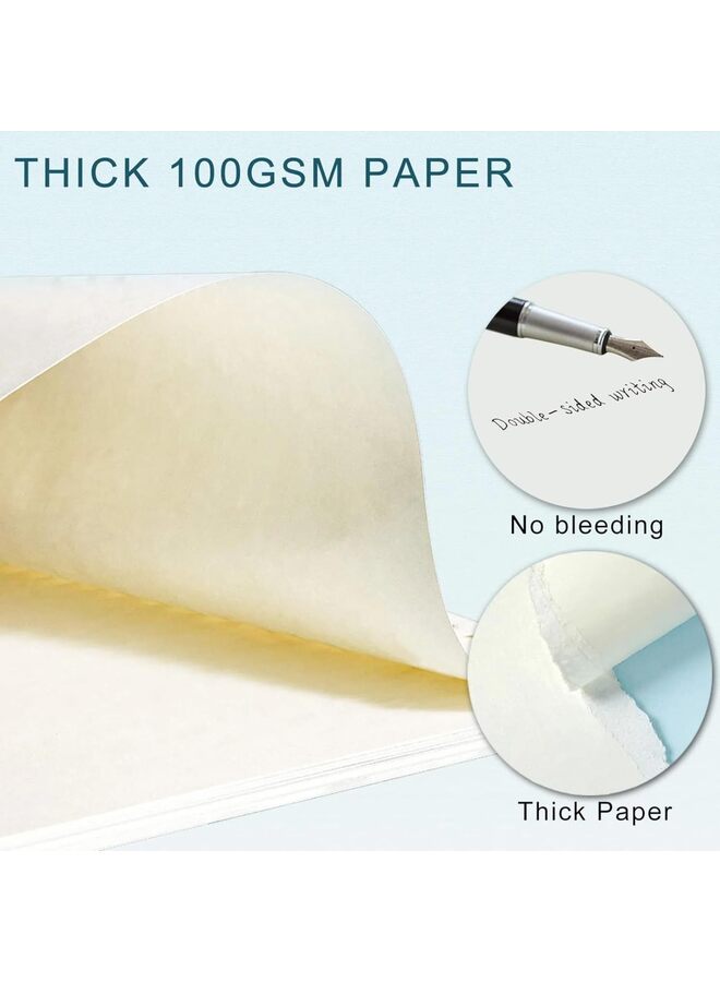 LAMAY 90 Sheets A5 Refill Paper 6 Hole Loose Leaf Paper 100GSM Diary Refill 180 Pages Lined Paper for Notebook and Diary - Image 2
