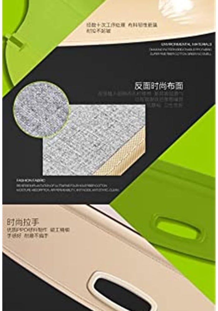 DEMULAX Retractable Rear Trunk Safety Shield for Toyota Prius 2018 - Image 5