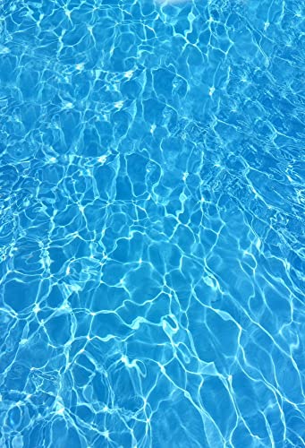 AOFOTO 3x5ft Shining Blue Sea Water Ripple Background Surface of Swimming Pool Photography Backdrop Ocean Marine Style Adult Kid Baby Boy Girl Portrait Photoshoot Studio Props Video Drape Wallpaper - Image 1