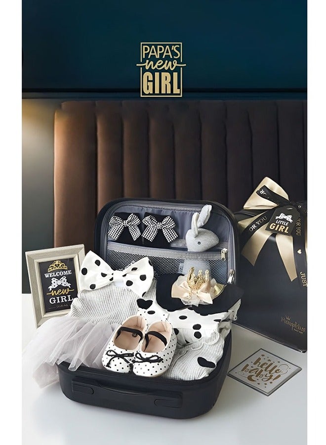 Newborn Baby Girl Accessories Set Premium Giftset with Dress for 12 to 18 Months for Girls - Image 2