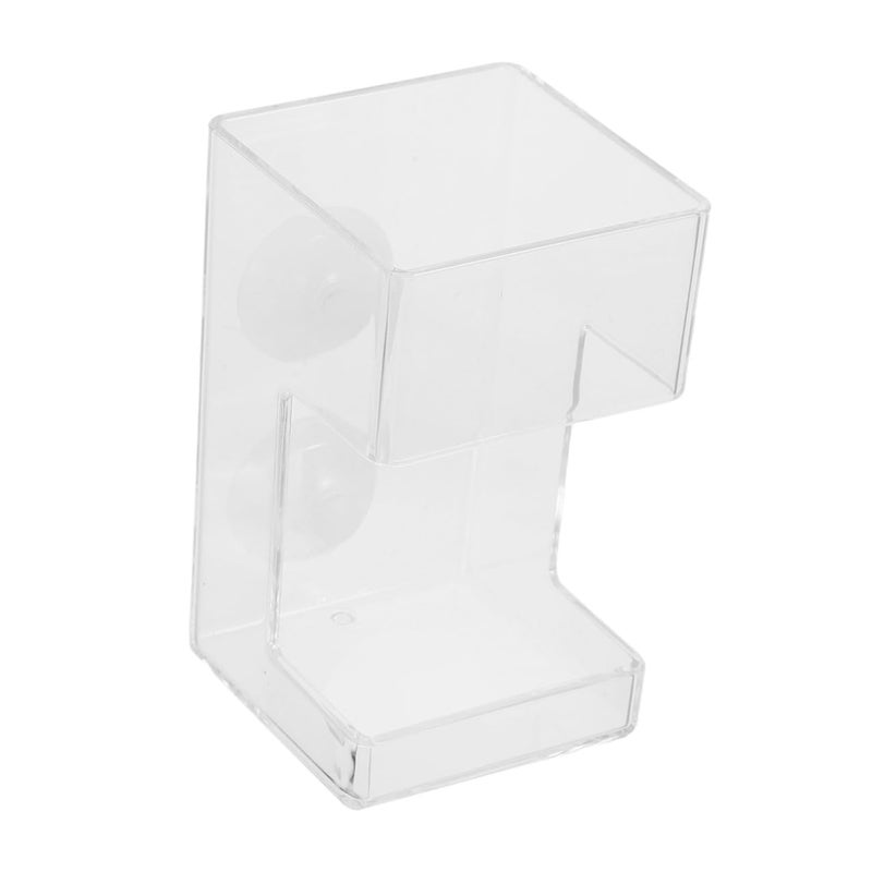 Large Square Aquarium Fish Food Dispenser Tube with Suction Cup Anti Scattering Feeding Tool - Image 2
