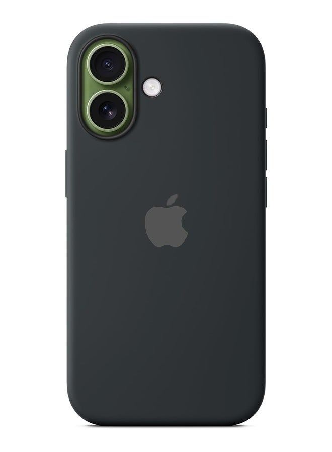 KASTWAVE iPhone 17 Silicone Case Cover, Liquid Gel Soft Ultra Slim Shockproof Back Cover Full Body Protection, Easy To Disassemble - Black - Image 2