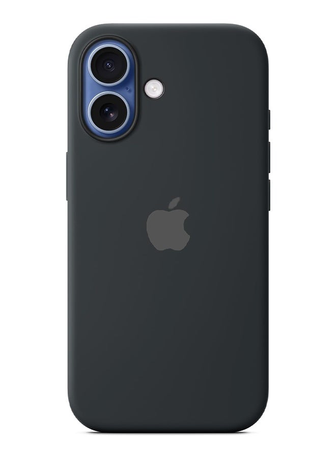 KASTWAVE iPhone 17 Silicone Case Cover, Liquid Gel Soft Ultra Slim Shockproof Back Cover Full Body Protection, Easy To Disassemble - Black - Image 3