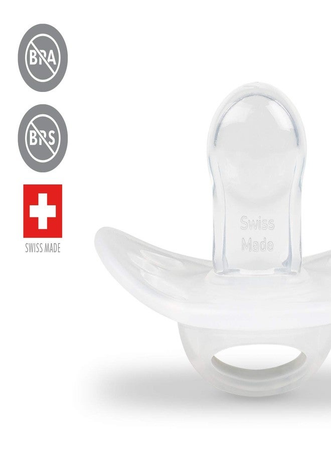 Medela Baby Pacifier | Newborn 0-2 Months | 2-Count | Includes sterilizing case | Silicone- and BPA-Free | Supports Natural Suckling | Clear - Image 5