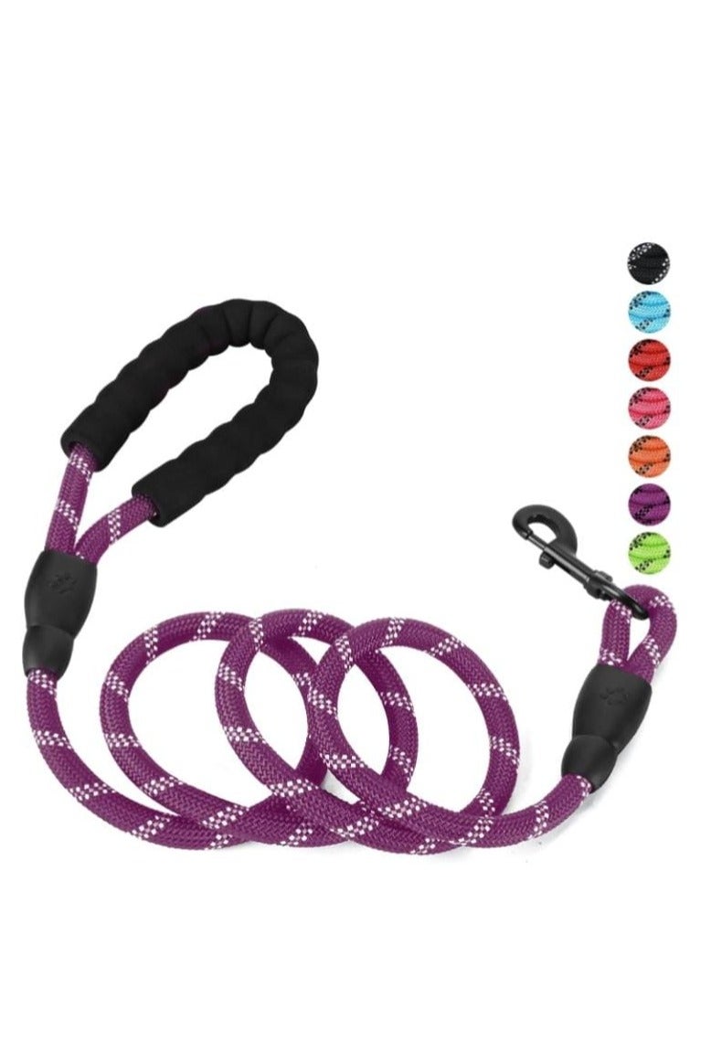 Heavy-Duty Reflective Dog Leash – Secure, Stylish & Comfortable for Active Pets Dubai Dogs Accessories - Image 1