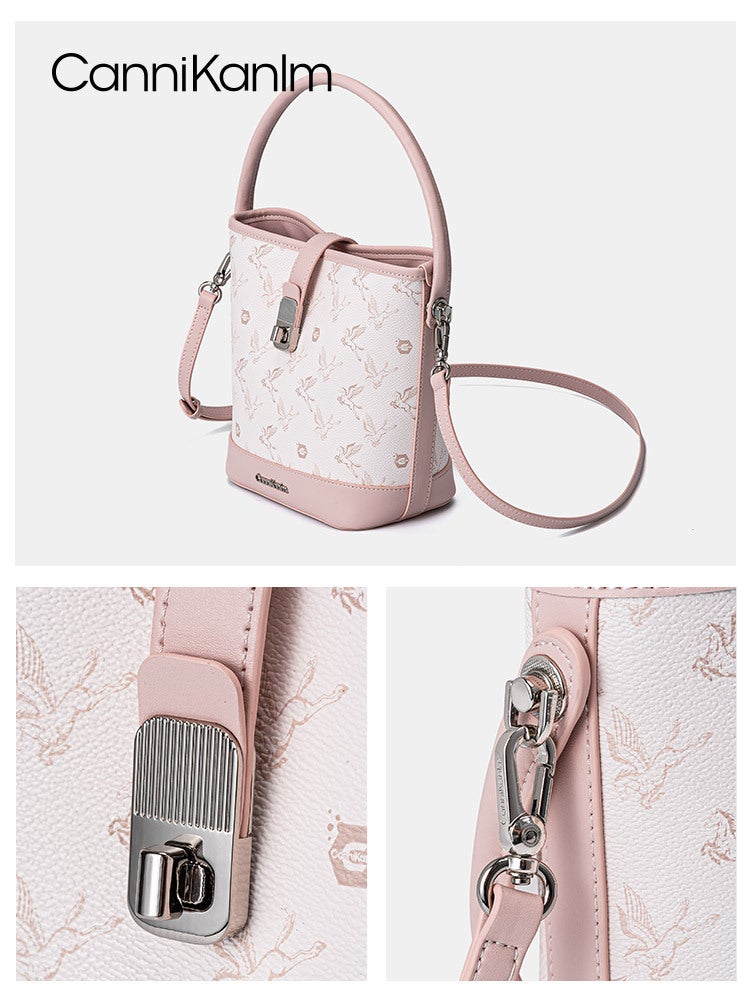 Cannikanlm Pegasus Satchel Bucket Bag Women'S High-End Texture Foreign Style Commuter Shoulder Crossbody Bag - Image 5