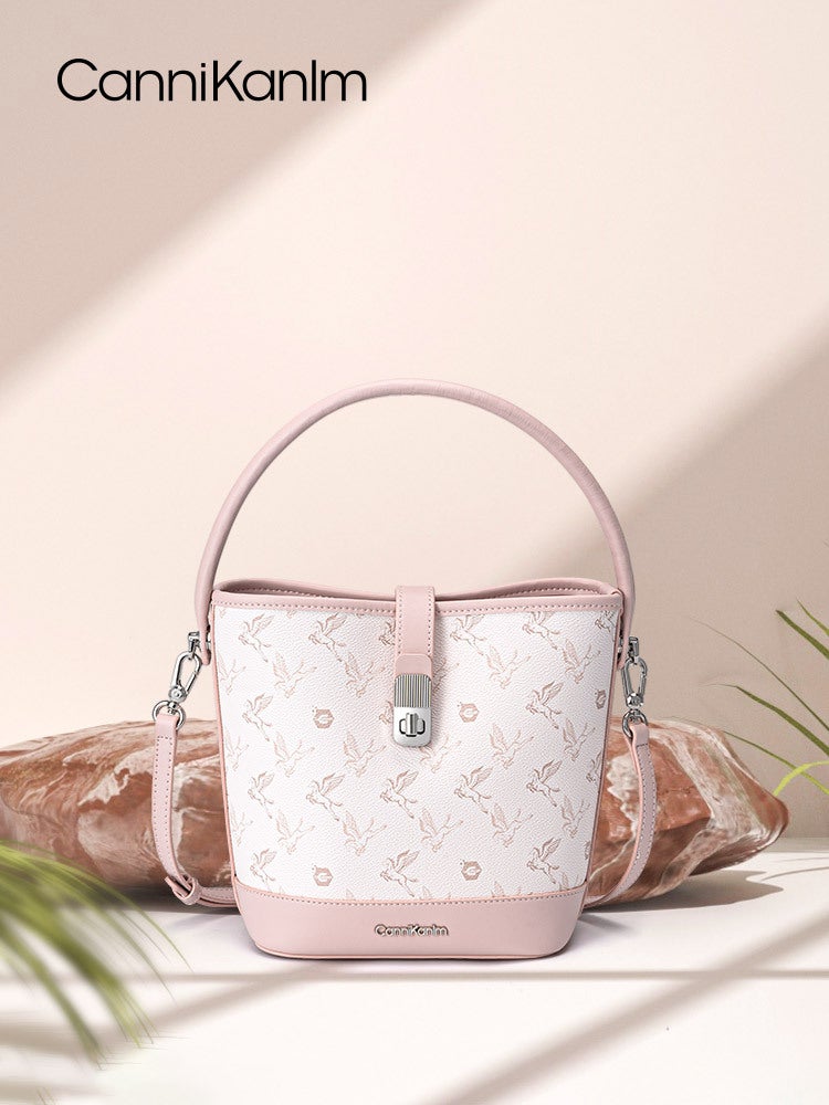 Cannikanlm Pegasus Satchel Bucket Bag Women'S High-End Texture Foreign Style Commuter Shoulder Crossbody Bag - Image 2