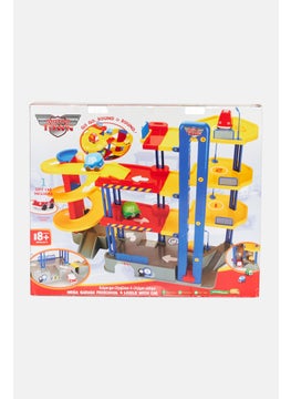 MOTOR TOWN Go Go Round And Round Mega Garage With Car, Yellow  - Image 2
