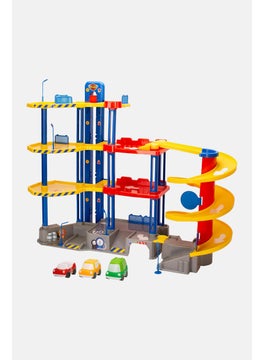 MOTOR TOWN Go Go Round And Round Mega Garage With Car, Yellow  - Image 5