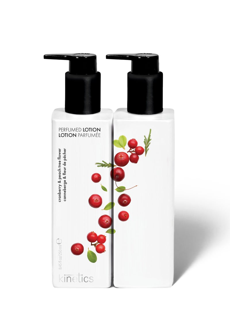 KINETICS لوشن اليدين والجسم 250 مل | زهرة التوت البري وشجرة الخوخ